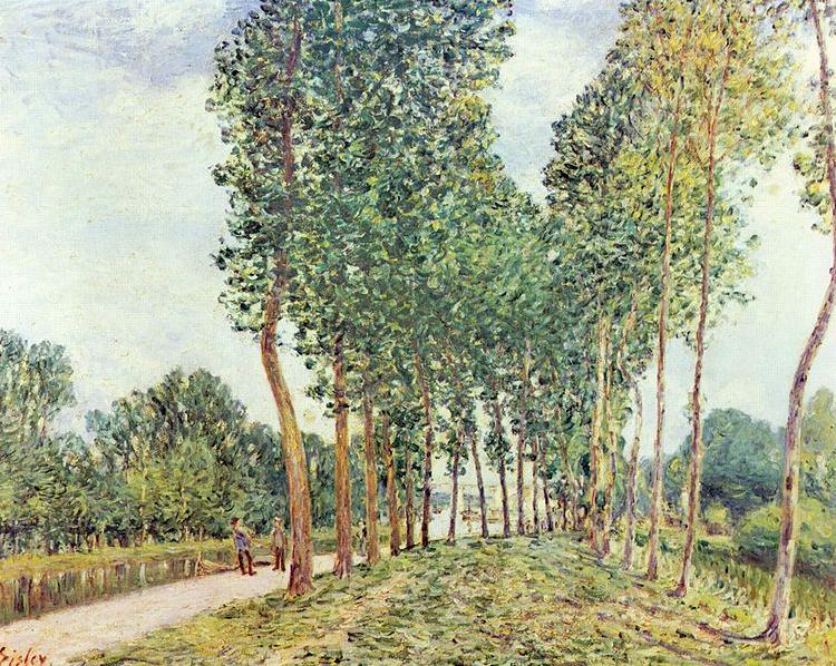 Alfred Sisley Ufer der Loing bei Moret Sweden oil painting art
